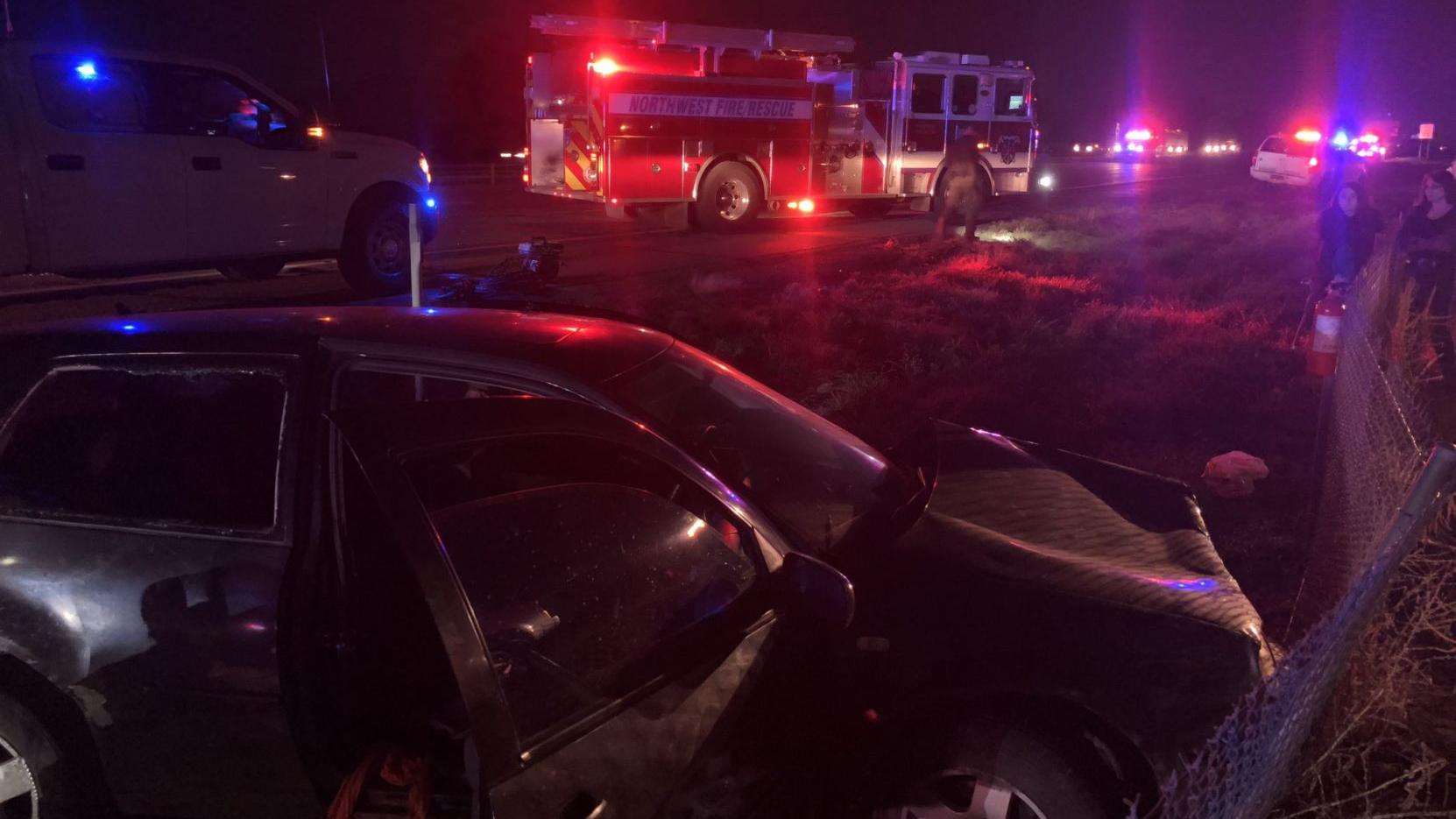 I-10 at Tangerine Rd reopens after vehicle crash involving semi-truck